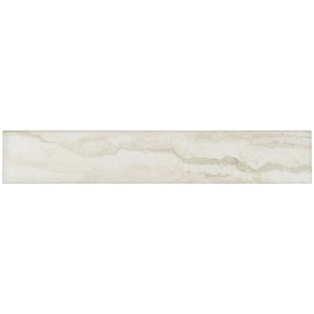 Msi Bernini Bianco 3 In. X 18 In. Porcelain Bullnose Tile Trim In White, 25PK ZOR-PT-TR-0156